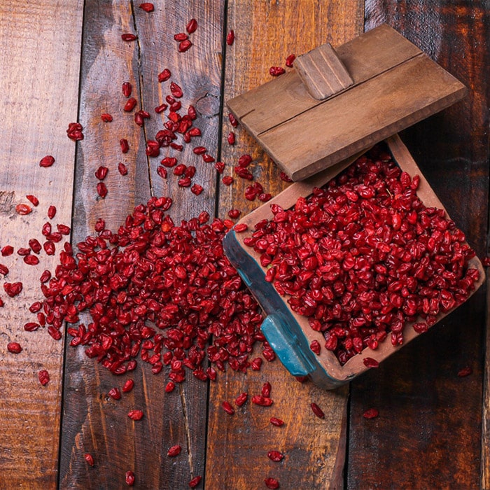 Pomegranate seed barberry