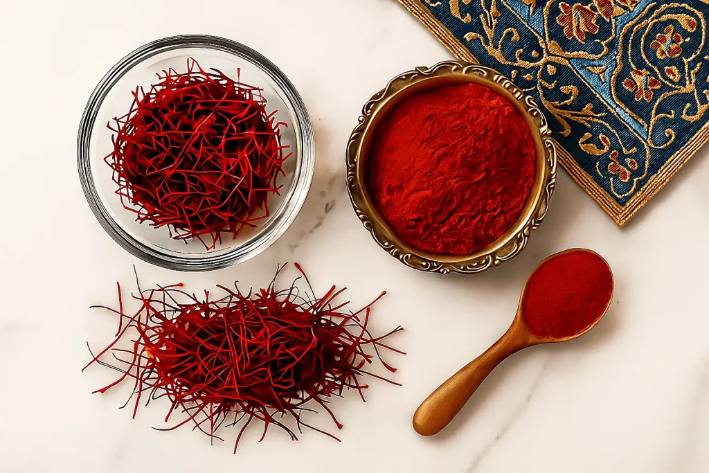 Saffron Threads vs Saffron Powder
